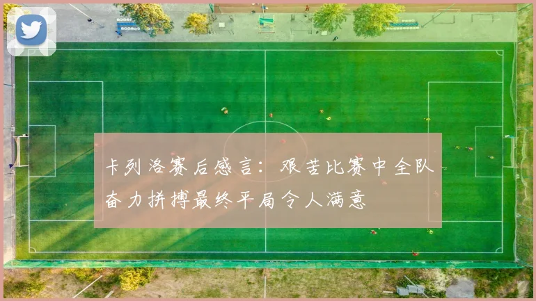 卡列洛赛后感言：艰苦比赛中全队奋力拼搏最终平局令人满意